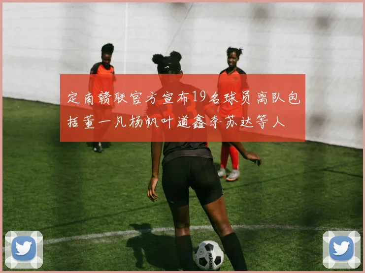 定南赣联官方宣布19名球员离队包括董一凡杨帆叶道鑫李苏达等人